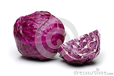 Red cabbage Stock Photo