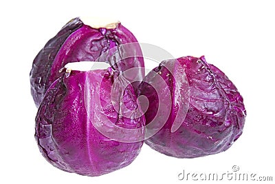 Red Cabbages Stock Photo