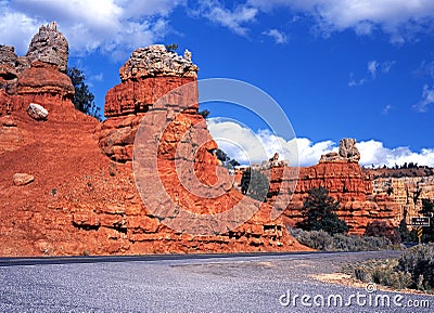 Red Canyon, Dixie National Park, USA. Stock Photo