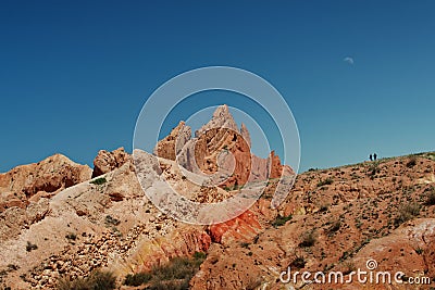 Red canyon in the mountains Stock Photo