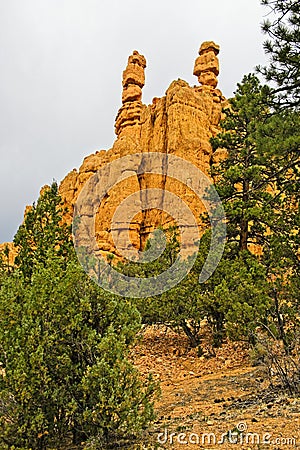 Red Canyon, Utah: The Magnificent Portal to Bryce Canyon Stock Photo