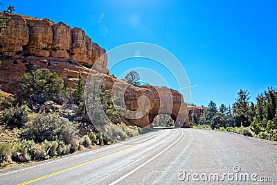 Red Canyon Utah, part of the Dixie National Forest Stock Photo