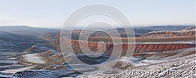 Red Canyon, Wyoming Panorama Stock Photo