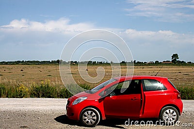 Red car Stock Photo