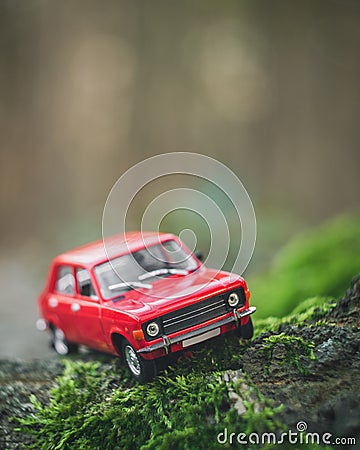 Zastava 101 vintage toy car Stock Photo