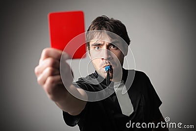 Red card Stock Photo
