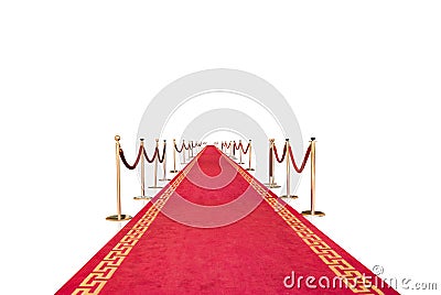 Red carpet Stock Photo