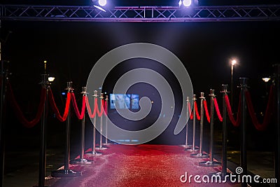 Red carpet Stock Photo