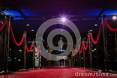 Red carpet Stock Photo