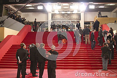 Red carpet Cannes Editorial Stock Photo