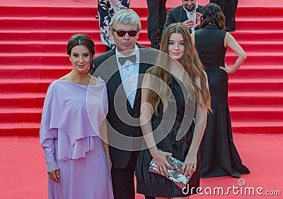 The red carpet of the MIFF 38 - opening of the Festival. Editorial Stock Photo