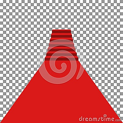 Red carpet vip. Vector Illustration