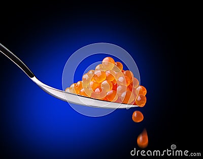 Red caviar Stock Photo