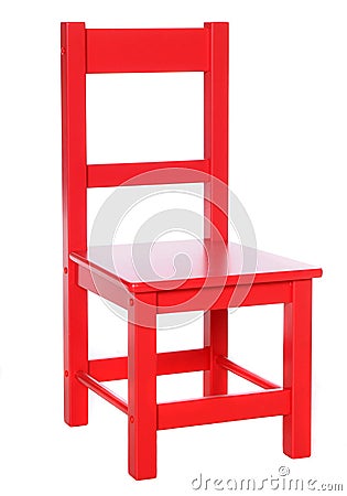 Red Chair Stock Photo