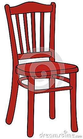 Red chair Stock Photo