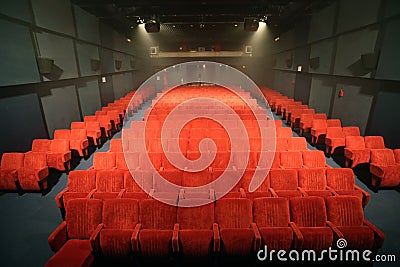 Red Chairs Stock Photo