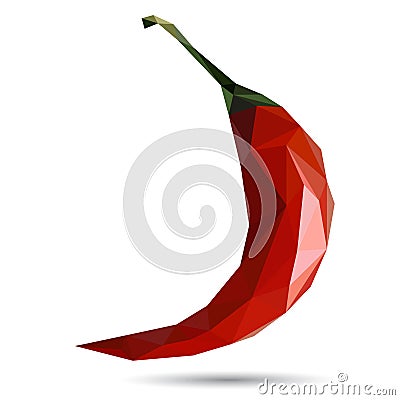 Red chili pepper Vector Illustration