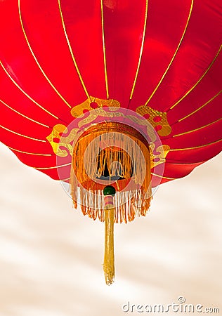 Red Chinese Lantern Stock Photo