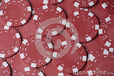 Red Chip Background Stock Photo