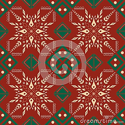 Seasoning pattern vector and illustration. Christmas abstract background, graphic wallpaper, and textures Vector Illustration