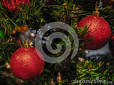 Red Christmas Stock Photo