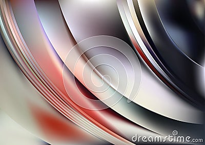 Red Circle Dynamic Background Vector Illustration Design Stock Photo