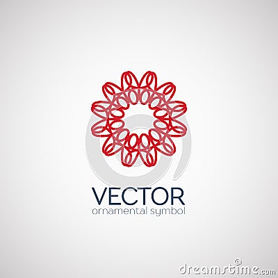 Vector geometric symbol Vector Illustration