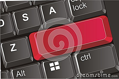 Red clean button Editorial Stock Photo