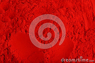 Red color Powder Stock Photo