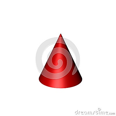 Red cone Stock Photo