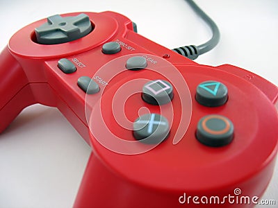 Red controller Editorial Stock Photo