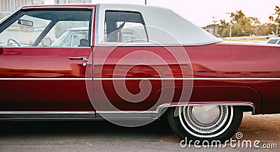 Red cool car Stock Photo