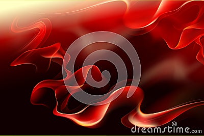 Red shaded with wavy background Stock Photo