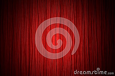 Red curtain Stock Photo