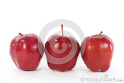 Red Delicious Apples Stock Photo