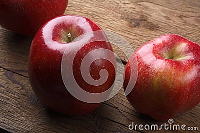 Red delicious apples Stock Photo