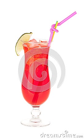 Red drink Stock Photo