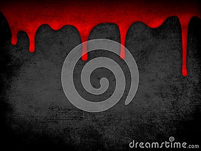 Red dripping blood grunge background Stock Photo