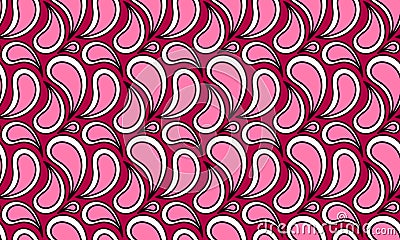 Red Drops Seamless Pattern Texture Stock Photo