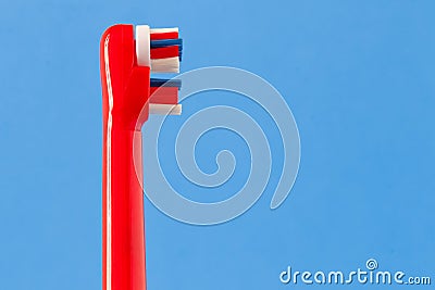 Toothbrush Close Up Stock Photo