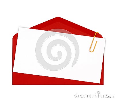 Red envelope Stock Photo