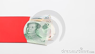 Red envelope chinese new year or hongbao Stock Photo