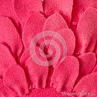 Red felt Stock Photo