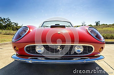 Red 1962 Ferrari 250 GT California Spyder Editorial Stock Photo