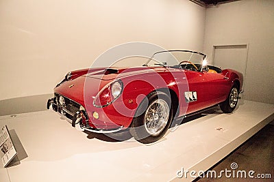 Red 1961 Ferrari 250 GT California Spyder SWB Editorial Stock Photo