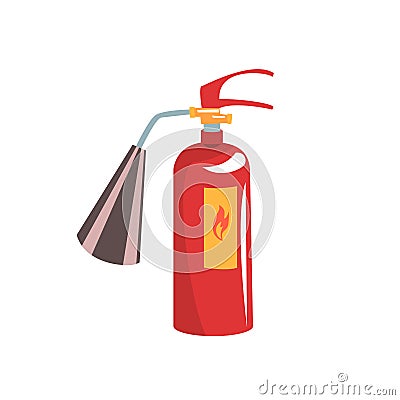 Red fire extinguisher vector Illustration Vector Illustration