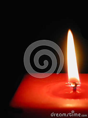 Red Flame Stock Photo