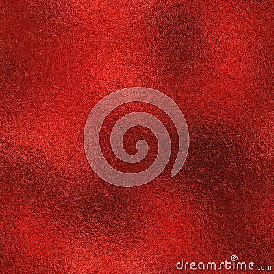 Red Foil Seamless Background Texture Stock Photo