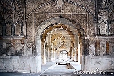 The Red fort of Delhi Stock Photo