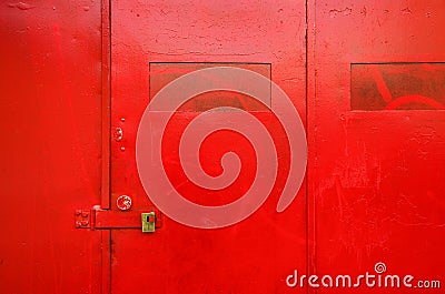 Red Gate Stock Photo